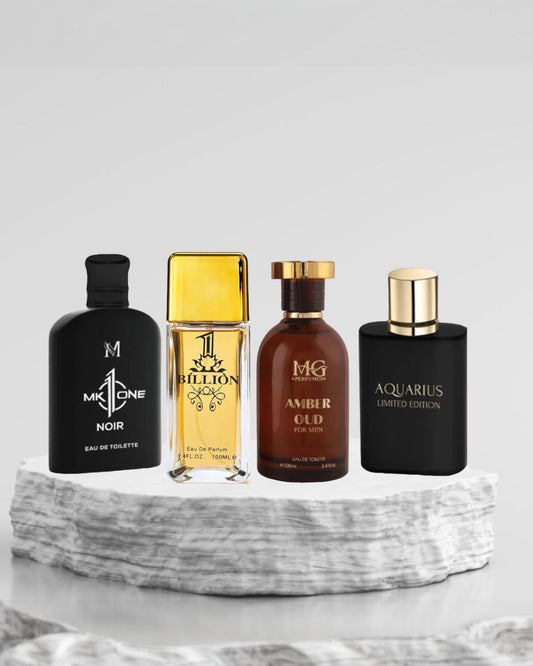 Set 4 Parfumuri De Barbati - MK + 1 Billion+ Amber Oud + Aquarius